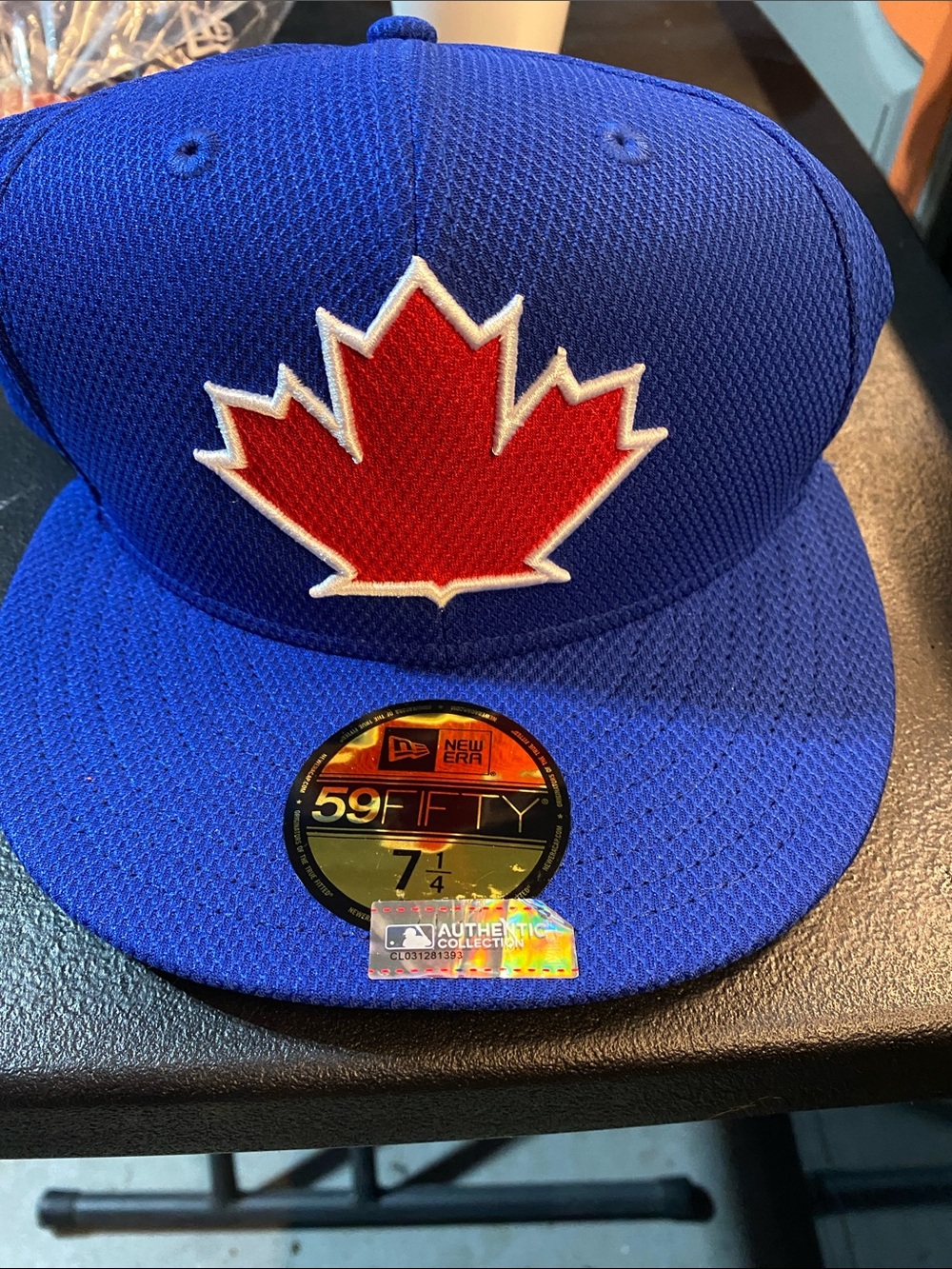 Baseball Hat Toronto Blue Jays New Era 59 Fifty Fitted 7 1/4 New